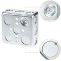Electrical Box 4 Pcs Square Outlet 21cubic Inches Ten 1 Six 3 Knockouts 1-1 2 Deep Galvanized Steel