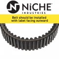 Niche Drive Belt 0823-231 For 2009-2017 Arctic Cat Prowler Xt Xtz Thundercat Wildcat Alterra Trv 1000