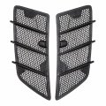 Hood Air Vent Grille Cover For Mercedes W164 Ml450 Ml350 Ml320 Ml63amg Gl320 Gl350 Gl450 Gl550 Class 2008-2011 Left Right 1 