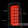 Compatible With 00-06 Gmc Yukon Xl Chevy Tahoe Suburban Led C-bar Tail Light 3rd Third Brake Lamp Smoked