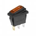 X Autohaux Interior Ac 250v 20a Led Rocker Switch On-off 3 Pins Toggle Waterproof For Caravan Camper Dashboard Yellow