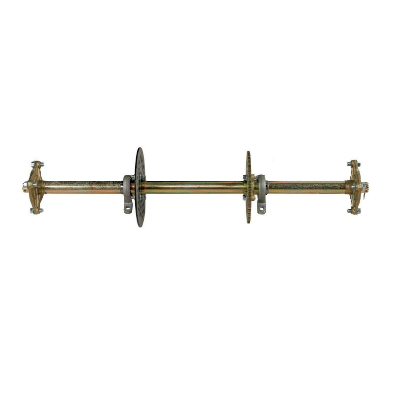 Go Cart Rear Axle Kit 32in 815mm Kart Assembly Complete Wheel Hub 32 Inch For Mini Kids Atv Quad Buggy