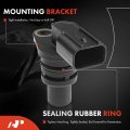 A-premium 3-pc Engine Camshaft Crankshaft Position Sensors Compatible With Ford Fusion 2013 2014 2015 2 0l Replace 6m8z6b288b