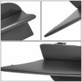 Non Fog Lamps Ho1039103 Front Light Bezel For Honda Civic Coupe 2009-2011 Passenger Right Side Matte Gloss Black Silver