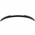 Aintier 1pc Carbon Fiber Spoiler Wing Compatible For 2005-2012 Bmw E90 3 Series Sedan Glossy Black Rear Trunk Tail