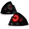 Black Smoke Led Tail Light Lamp Assembly For 2006-2013 Chevy Impala Limited Model Driver Passenger Side 