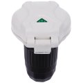 50 Amp 125 250v Power Cord Twist Electrical Lock Boat Rv Marine Inlet With Indicator Light White