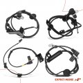 A-premium Front And Rear Side Abs Wheel Speed Sensor Compatible With Hyundai Models Santa Fe 2003-2004 5l 2005-2006 2 7l 3 4wd