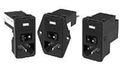 Ac Power Entry Modules 3a Single Fuse Snap In Mount 