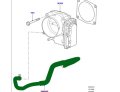 Land Rover Genuine Throttle Body Hose Range 4 06-09 Oem New Lr006157