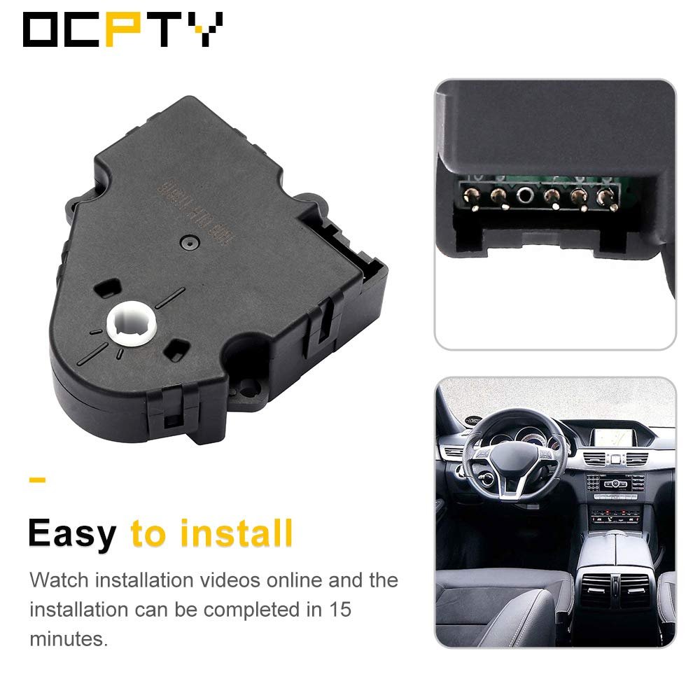 Temperature Blend Door Actuator 604-101 For 1999-2002 Chevrolet Gmc And 2002 Cadillac Replace 15-72507 52474810 Hvac Control