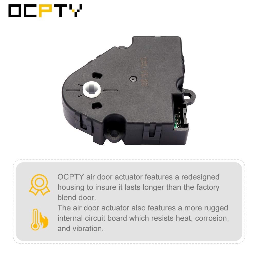 Temperature Blend Door Actuator 604-101 For 1999-2002 Chevrolet Gmc And 2002 Cadillac Replace 15-72507 52474810 Hvac Control