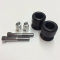 Black Swingarm Spools With 10mm Thread For Kawasaki Ninja Z1000 Er-6n Ex250f Ex650 Zrx1100 Zrx1200 R Zzr 600 Fzr 1000 400 