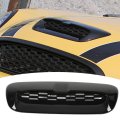 Front Engine Hood Vent Trim 2pcs Bright Black Air Outlet Cover Replacement For S R56 R55 R57 R58 R59
