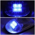 Auto Dynasty Compatible With Dodge Ram 1500 2500 3500 Be 5 X Led Cab Roof Top Lights Chrome Housing Blue