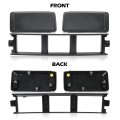 Front Bumper Lower Center Cover And Guards Pads End Caps For Ford F150 2018 2019 2020 Black Abs Plastic Replace Jl3z17b968bb