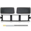 Front Bumper Lower Center Cover And Guards Pads End Caps For Ford F150 2018 2019 2020 Black Abs Plastic Replace Jl3z17b968bb