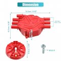 Uxcell Car Ignition Distributor Cap And Rotor Kit For Chevrolet Blazer Gmc Savana 2500 Safari 4 3l 1996-2005 No 10452458