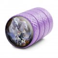 White And Black Horses Valve Stem Caps For Tire Rim Wheel Aluminum Purple