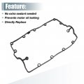 Uxcell Car Valve Cover Gasket Replacement For Audi A4 2004-2008 No 038103483d Black