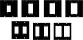 Ucp Series Multipin Elco Edac Single Cable Punchout Fits 90 Pin Connectors 