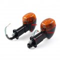 Liru Motorcycle 2pcs Rear Turn Signals Indicator Light For Kawasaki Ninja Zx6r Zx7r Zx9r Zx12r Zzr600 500r Amber