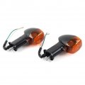 Liru Motorcycle 2pcs Rear Turn Signals Indicator Light For Kawasaki Ninja Zx6r Zx7r Zx9r Zx12r Zzr600 500r Amber