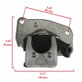 Caltric Front Left Brake Caliper With Disc Compatible Suzuki King Quad 750 Lt-a750x 4x4 2008-2018