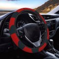 Foruidea Red Black Yin Yang Car Steering Wheel Cover Neoprene Automotive Anti Slip And Sweat Absorption Auto Wrap Fit Most Cars