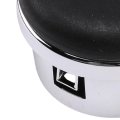 Power Outlet Cover For Chevy Silverado 3500 2011 To 2013 Ebony Plastic 0 87 Inside Diameter 1 06 In Outside Tether Attached