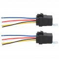 Akkon Fits 2007-2014 Chevy Silverado 1500 2500hd 3500hd Truck Led Tube Bar Signal Brake Running Black Tail Lights Pair 