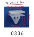 Autobahn88 Rocker Panel Molding Clip Compatible With Gm Chevrolet Impala Lumina Monte Carlo C K Truck 2000-on Oem 10443956 Pack
