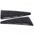 Freemotor802 For 2005-2014 Ford Mustang Coupe Side Window Louvers Quarter Panel Translucent Smoked Tail Deck Lid Bodykit 