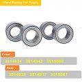 Front And Rear Wheel Hub Bearings Fit For Polaris Ranger 700 500 400 Xp Efi 6x6 2x4 4x4 Ev Replaces 2pcs
