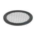 2 Fkm Sanitary Gasket 10 Mesh Stainless Steel Screen Filter High Temp Resistant For Tri-clover Clamp Ferrule Fittings Grey 