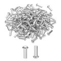 150 Pcs Brazier Head Solid Aluminum Rivets M4 Dia X 12mm Length Round Boat For Repairing Boats Machinery Aircraft Automobile 