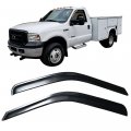 External Window Visors For 1999 To 2016 Ford F250 F350 F450 F550 Superduty Standard Cab Tinted Acrylic Rain Guards 2 Piece Set