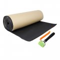 1 Set Car Sound Insulation Mat 5mm Door Hood Engine Heat W Installer Tool 60x100cm 24 X40 