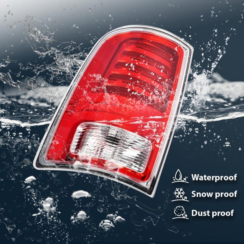 Led Taillights Taillamps Rear Brake Lights Left Driver Side W Bulbs For Dodge Ram 1500 2013-2018 2500 3500 2014-2018 68093079ac