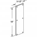 Prime-line J 4720 Door Push Plate 3-1 2 X 15 In Stainless Steel Single Pack