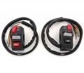 Universal Motorcycle Cafe Custom Handlebar Multi Switches Left And Right Fits 7 8 In Diameter Handlebars Start Button Kill 