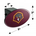 University Of Charleston Primary Logo Oval Tow Hitch Cover Trailer Plug Insert 2