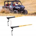 Flagpole Light 2pcs Whip Lights 340mm Long Amber Lighted Antenna Lamp For Atv Utv