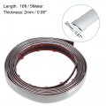 X Autohaux 16ft Automotive Trim Car Truck Rv Door Window Bumper Side Body Strip Scratch Proof Protector 22mm Silver Tone
