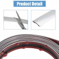 X Autohaux 16ft Automotive Trim Car Truck Rv Door Window Bumper Side Body Strip Scratch Proof Protector 22mm Silver Tone
