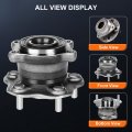 Ocpty New Wheel Hub Bearings Rear Axle 5 Lugs With Abs Compatible For Infiniti Ex35 G25 M35h Q70 370z 2007-2017 Oe 512151 Pack