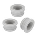 3pcs Rubber Grommets 22mm Drill Hole 17 5mm Id Top Hat Grommet Silicone Plug Gasket Wires Protection For Wiring Automotive Gray 