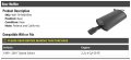 Rear Muffler Compatible With 1999-2001 Toyota Solara 2 2l 4-cylinder 5s-fe