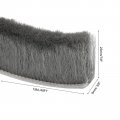 Uxcell Self Adhesive Brush Seal Weather Stripping 7 8 X 3 49ft Door Strip For Sliding Sash Window Wardrobe Gray