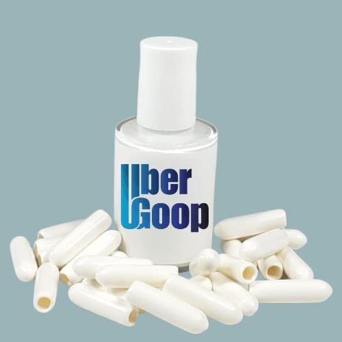 White Uber Goop Dishwasher Rack Coating Glue W 25 Caps